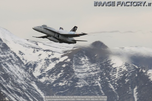 2008-10-08 Axalp Shooting Range 0086 McDonnell Douglas FA-18C Hornet